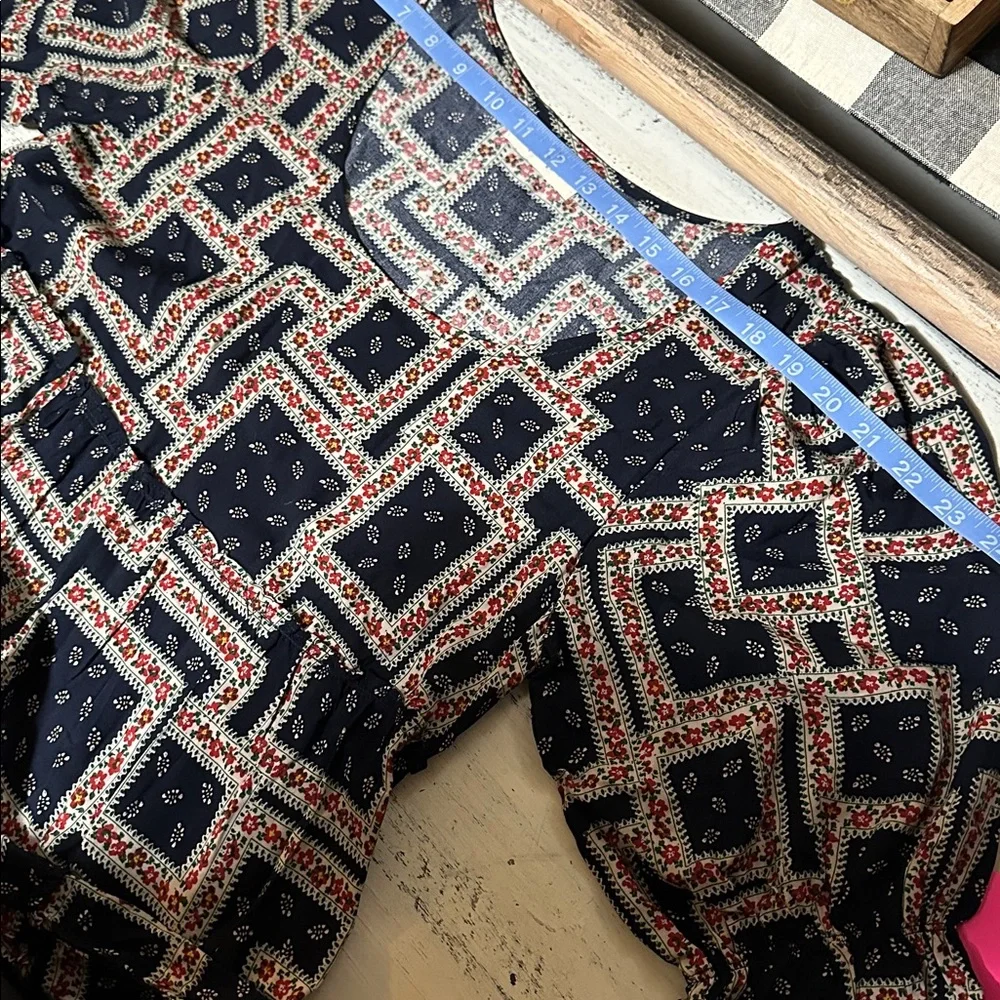 Empire Waist Tiered Maxi Dress with Cottagecore Vibe - Picture 8 of 11